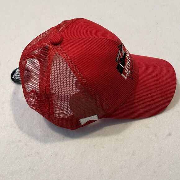 LGND Supply Co. RACING TEAM Corduroy Mesh Snapback hat Trucker Ballcap NWT - Picture 4 of 5